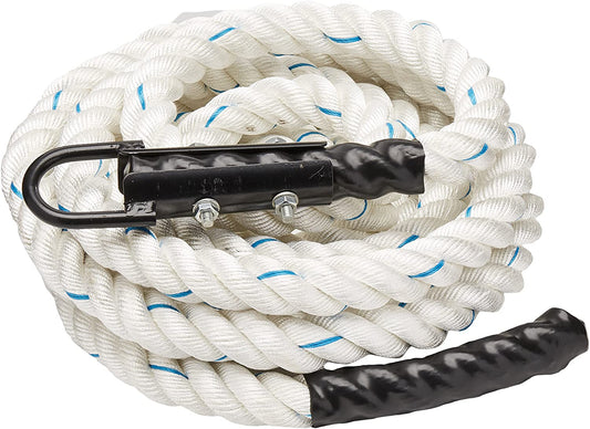 Gym Climbing Rope, 15 ft - White