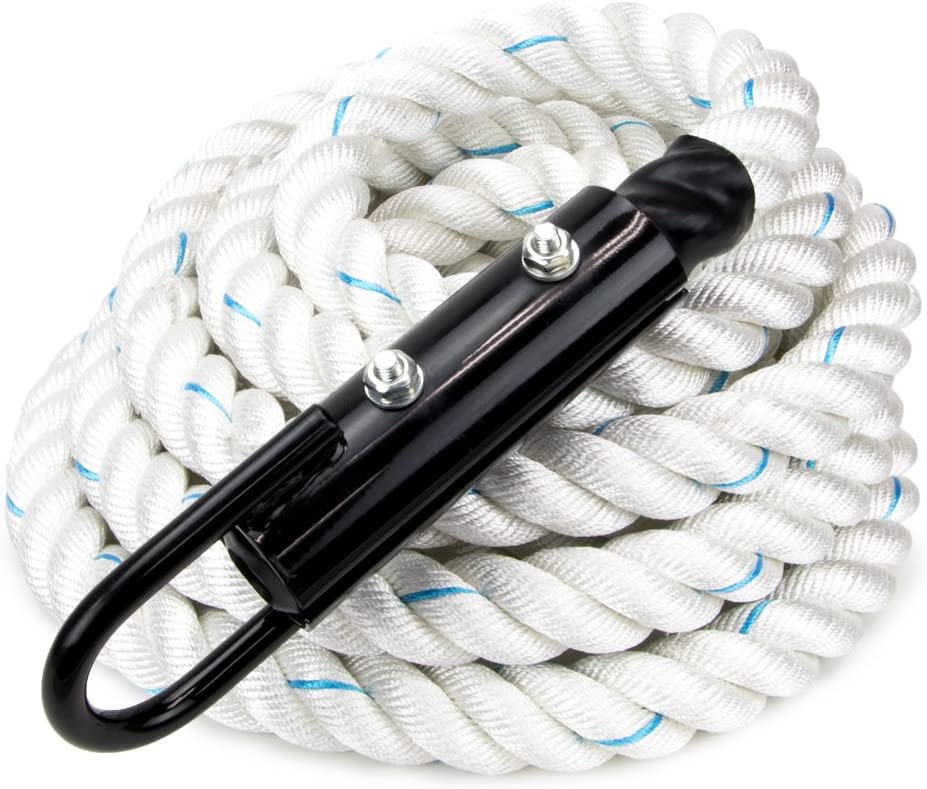 Gym Climbing Rope, 15 ft - White