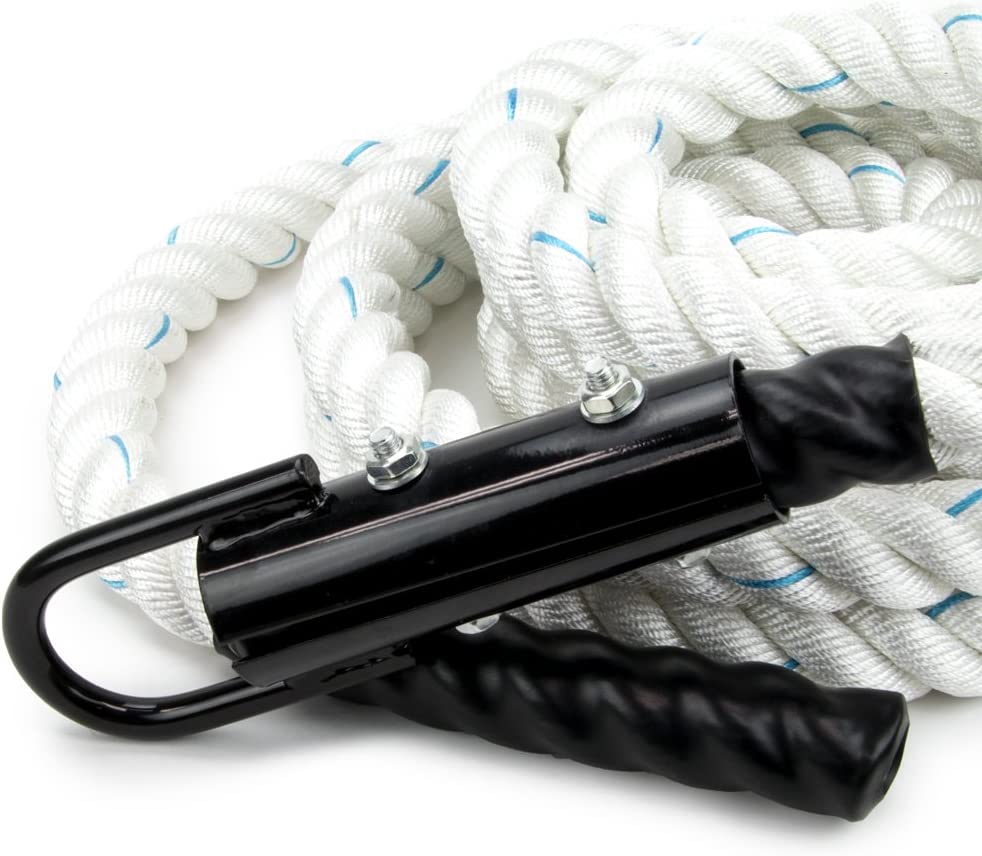 Gym Climbing Rope, 15 ft - White